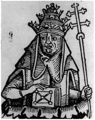 Pope Urban II. Hartmann Schedel, Liber chronicarum (Nuremberg Chronicle). Nuremberg: Anton Koberger, 1493, p. 193v.