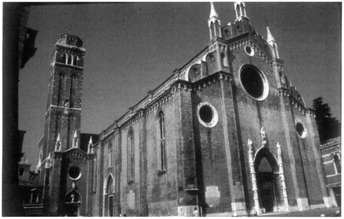 Church of Santa Maria Gloriosa dei Frari, Venice. Photograph courtesy of John W. Barker.