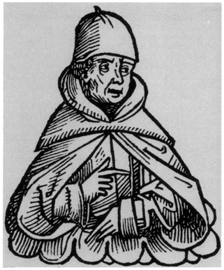 William Durandus. Hartmann Schedel, Liber chronicarum (Nuremberg Chronicle). Nuremberg: Anton Koberger, 1493, p. 216v.