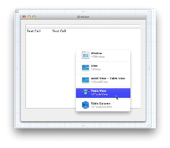 Selecting a view from a stack