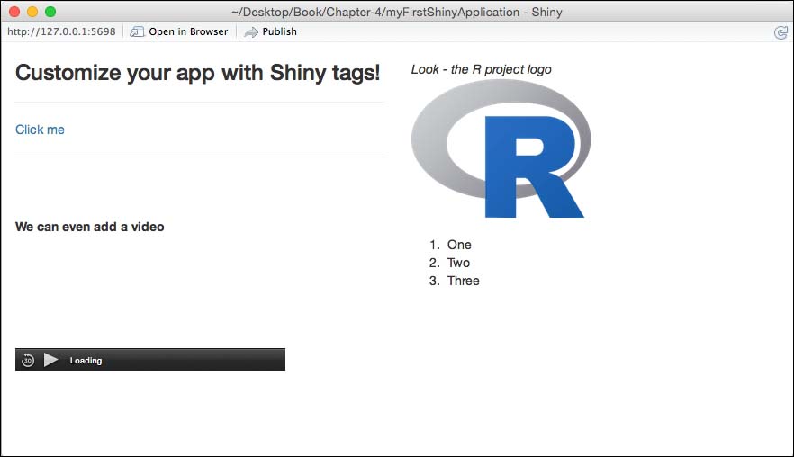 Individualizing your app even further with Shiny tags