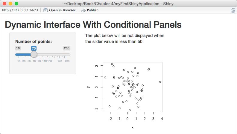 Using conditionalPanel