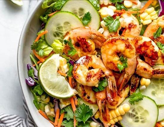 Spicy Thai Shrimp Salad - Skinnytaste