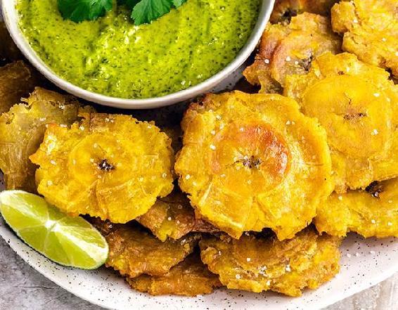 Tostones (Fried Green Plantains) - Host The Toast