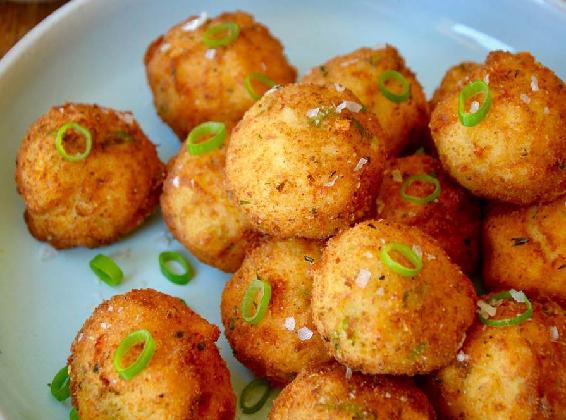 Leftover Mashed Potato Balls | Just a Taste