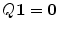 
$$Q\mathbf{1} = \mathbf{0}$$
