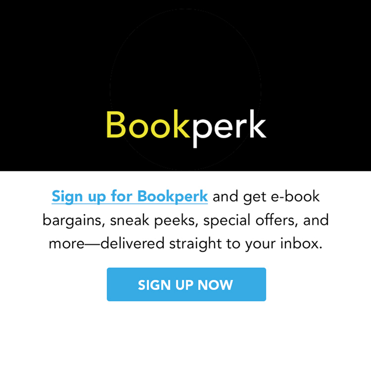 Bookperk sign-up advertisement