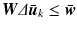 
$$\displaystyle{ \boldsymbol{W}\varDelta \bar{\boldsymbol{u}}_{k} \leq \bar{\boldsymbol{ w}} }$$
