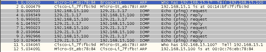 Return ARP exchange