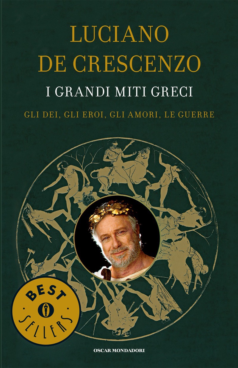 Copertina. «I grandi miti greci» di Luciano De Crescenzo