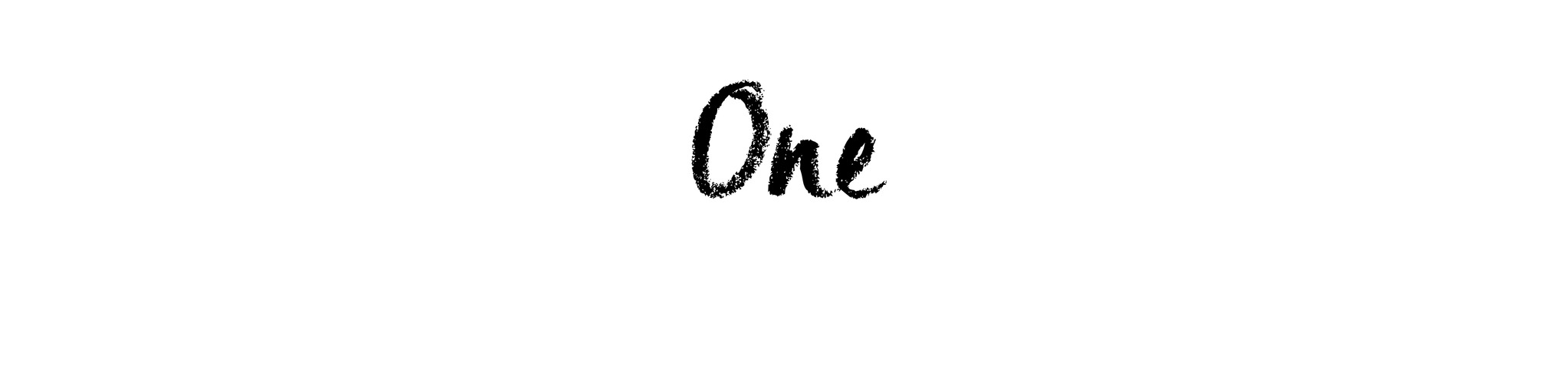 One