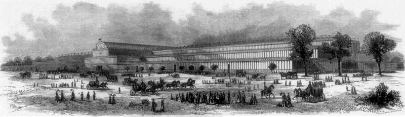 CRYSTAL PALACE—LONDON EXHIBITION BUILDING, 1851.