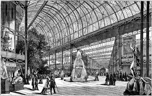 INTERIOR VIEW OF THE TRANSEPT OF CRYSTAL PALACE.