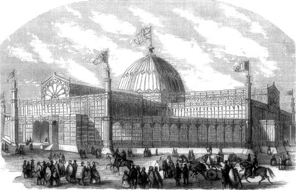 NEW YORK EXHIBITION BUILDING, 1853.