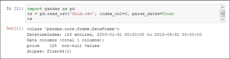 Working with Time Series