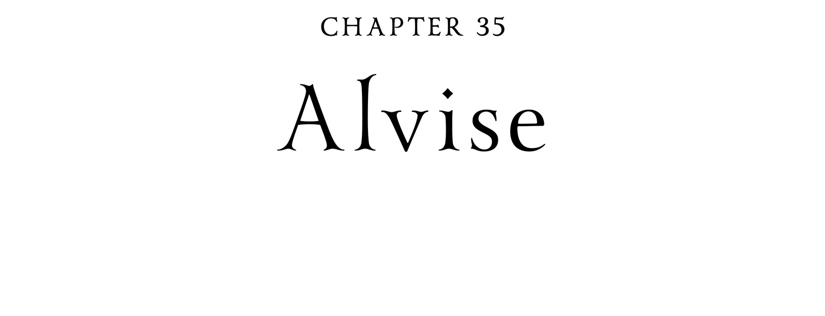 Chapter 35 Alvise