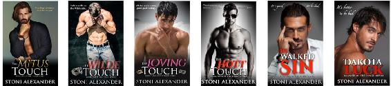 Image of The Touch Series book covers