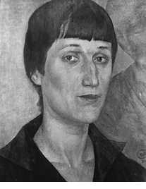 Anna Achmatova nel 1922, ritratto di Kuzma Petrov-Vodkin