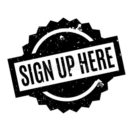 Sign up here graphic