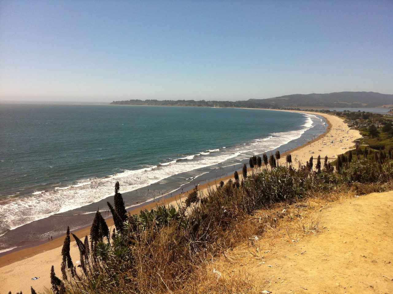 a beach landscape