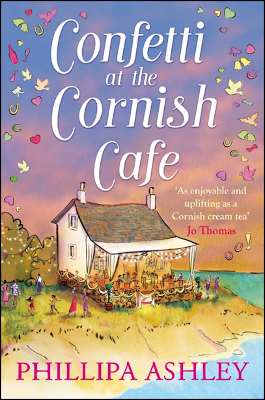 Advertisement image: Confetti at the Cornish Café by Phillipa Ashley