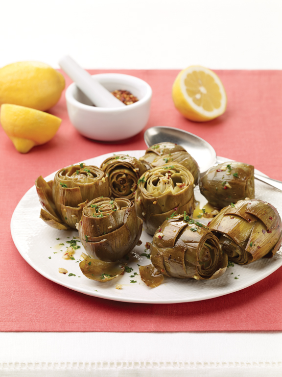 Artichokes with Garlic and Oil