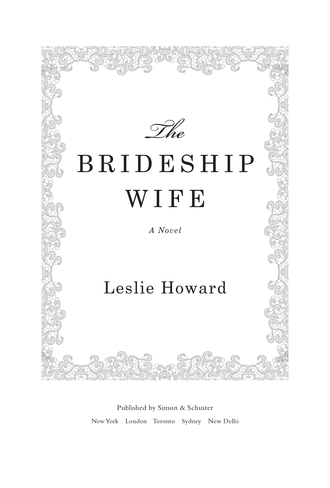 The Brideship Wife by Leslie Howard, S&S Canada Adult