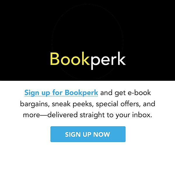 Bookperk sign-up advertisement