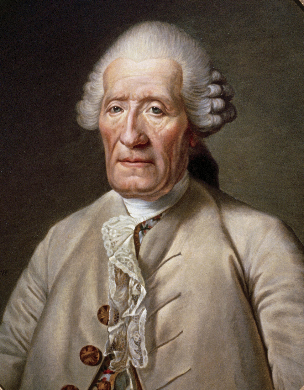  Portrait of French mathematician Jacques de Vaucanson (1709-1782), painted by Boze in 1784.