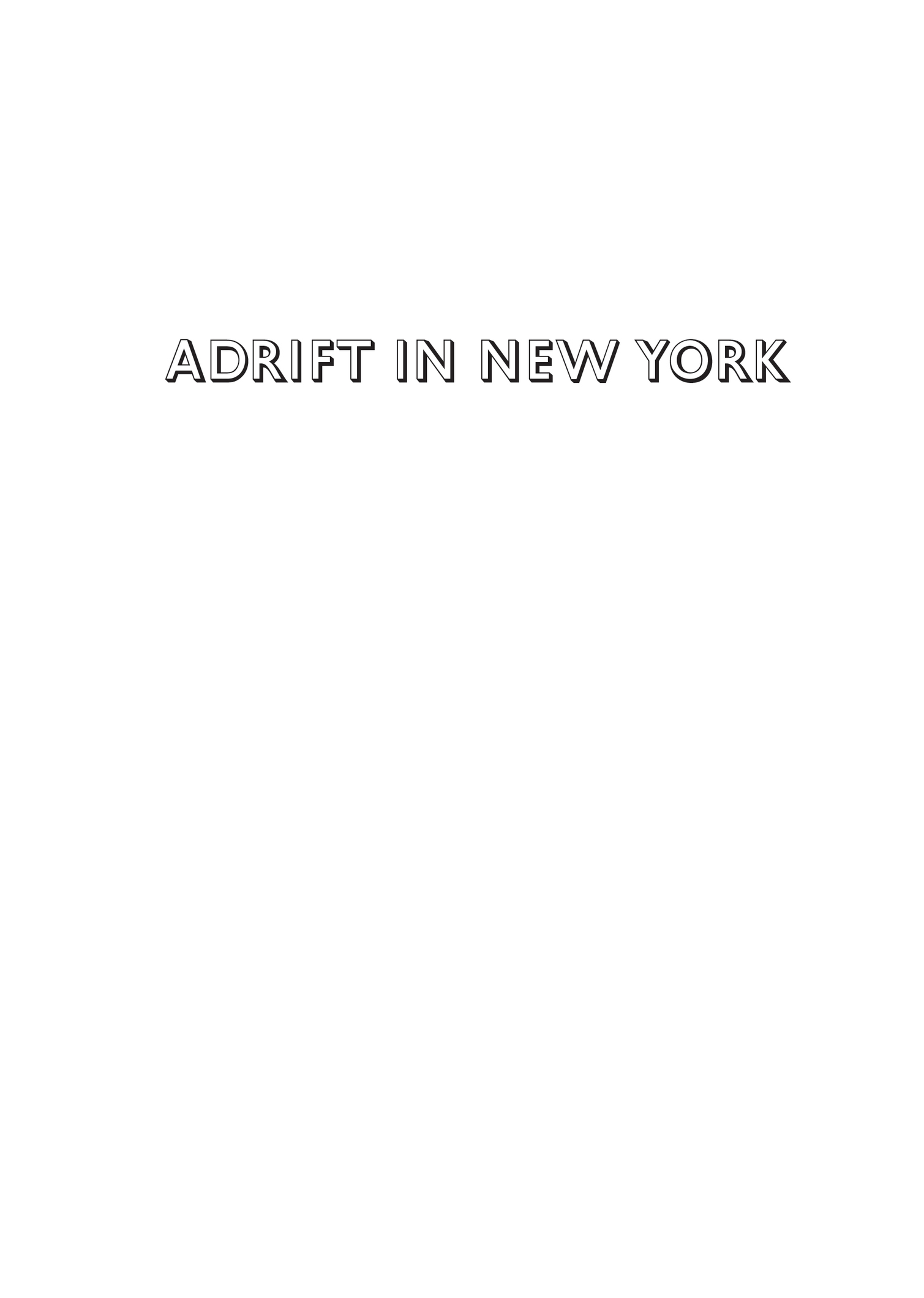 Adrift in New York