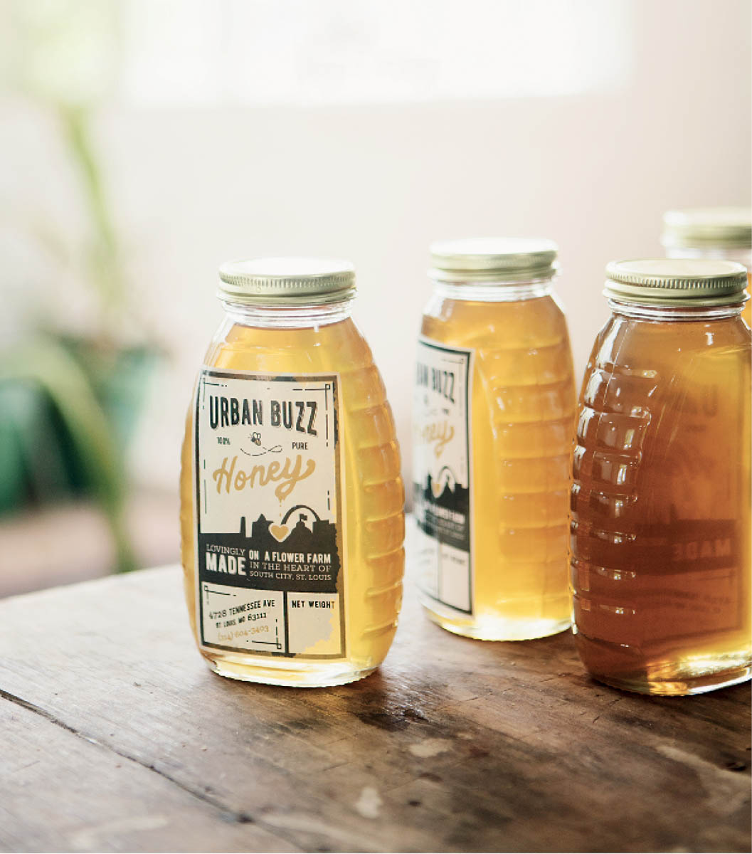 Jars of honey