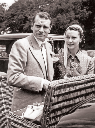 At a tailgate picnic in Los Angeles, 1950.