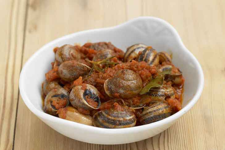 Schnecken mit Sobrasada