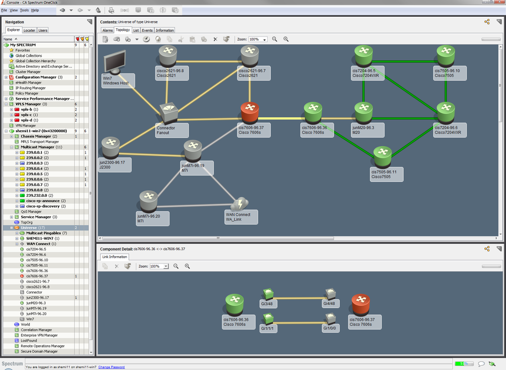 CA Spectrum/IM Topology