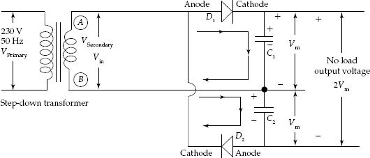 Full-wave voltage doubler