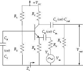 Common base transistor amplifier