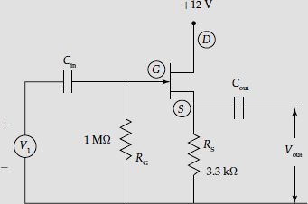 Common drain FET amplifier