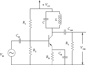 Single-tuned capacitance-coupled tuned amplifier