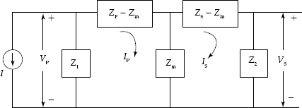 Synchronously tuned amplifier equivalent circuit including high-frequency transformer