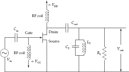 Single stage Class-A power amplifier using JFET