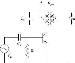 Class-C RF power amplifier