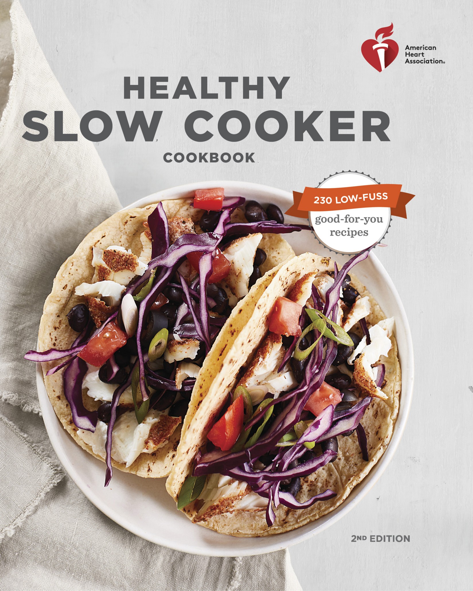 Cover for American Heart Association Healthy Slow Cooker Cookbook, Second Edition