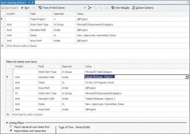 Manually changing the Iteration Path of a Current Sprint query.