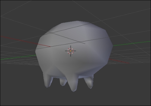 Creating the monster's 3D model