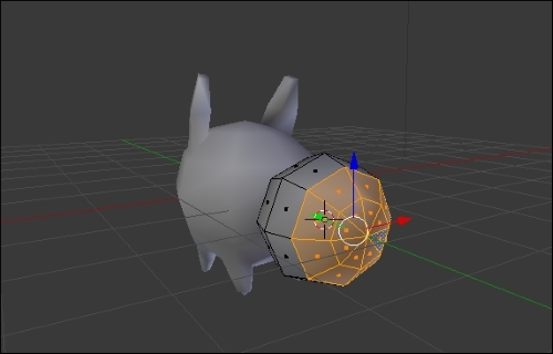 Creating the monster's 3D model