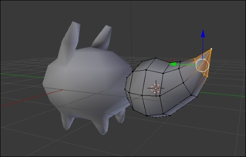 Creating the monster's 3D model