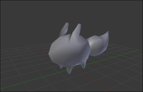 Creating the monster's 3D model