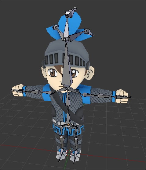 Creating the player character's armature