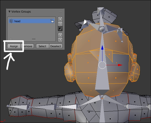 Creating the player character's armature