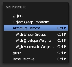 Creating the player character's armature